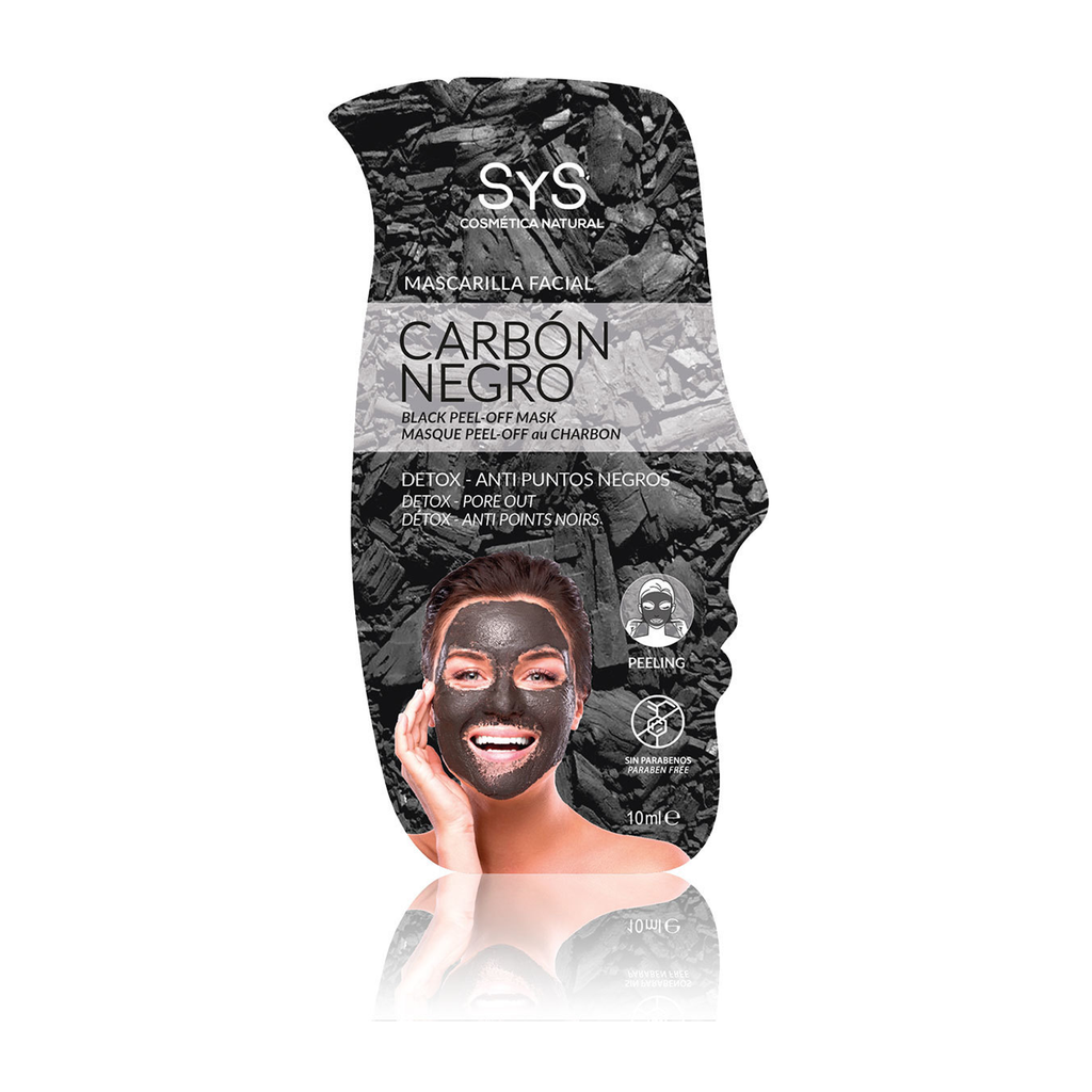 MASCARILLA FACIAL SYS PEELING CARBON NEGRO 10ml